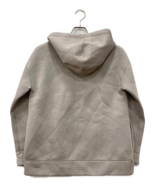 'S Max Mara（エスマックスマーラ）'S Max Mara (エスマックスマーラ) ロゴダンボールジップパーカー ブラウン サイズ:Sの古着・服飾アイテム