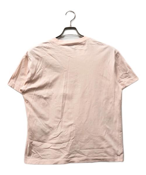 OFFWHITE（オフホワイト）OFFWHITE (オフホワイト) Pink t-shirt with Reg logo patch in lace ピンク サイズ:Sの古着・服飾アイテム