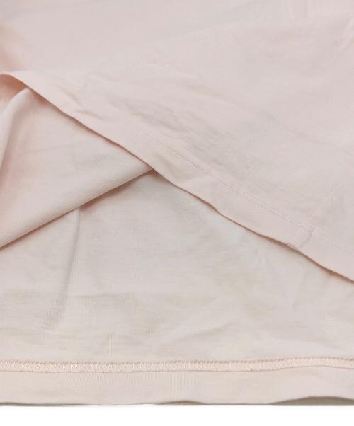 OFFWHITE（オフホワイト）OFFWHITE (オフホワイト) Pink t-shirt with Reg logo patch in lace ピンク サイズ:Sの古着・服飾アイテム