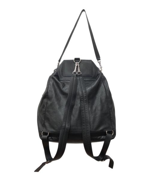 CELINE（セリーヌ）CELINE (セリーヌ) レザーバイカーリュック ブラック サイズ:下記参照の古着・服飾アイテム