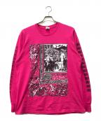 SUPREMEシュプリーム）の古着「SAINT SEBASTIAN L/S TEE」｜ピンク