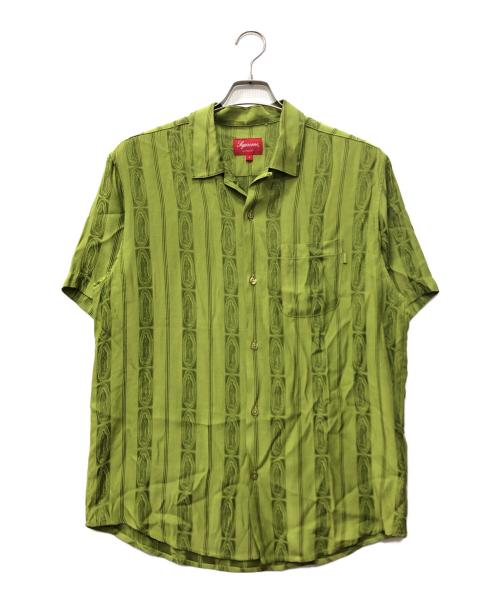 SUPREME（シュプリーム）Supreme (シュプリーム) GUADALUPE S/S オープンカラーシャツ グリーン サイズ:Lの古着・服飾アイテム