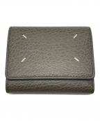 Maison Margielaメゾンマルジェラ）の古着「4ステッチ 三つ折り ウォレット」｜グリーン