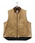 CarHartt（カーハート）の古着「ダックベスト」｜ベージュ
