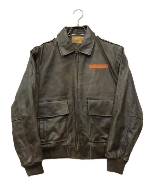 PEARL HARBOR（パールハーバー）PEARL HARBOR (パールハーバー) A-2フライトレザージャケット ベージュ サイズ:Mの古着・服飾アイテム