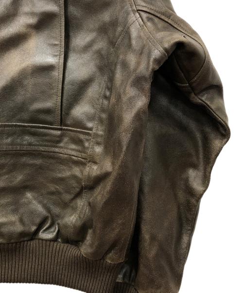 PEARL HARBOR（パールハーバー）PEARL HARBOR (パールハーバー) A-2フライトレザージャケット ベージュ サイズ:Mの古着・服飾アイテム