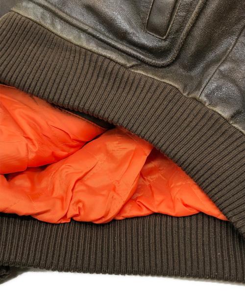 PEARL HARBOR（パールハーバー）PEARL HARBOR (パールハーバー) A-2フライトレザージャケット ベージュ サイズ:Mの古着・服飾アイテム