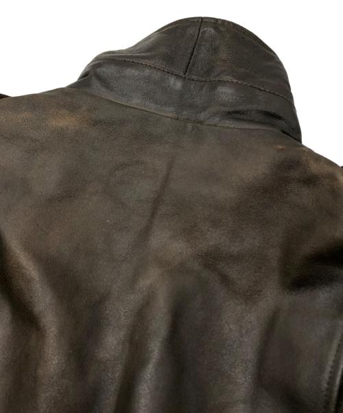 PEARL HARBOR（パールハーバー）PEARL HARBOR (パールハーバー) A-2フライトレザージャケット ベージュ サイズ:Mの古着・服飾アイテム