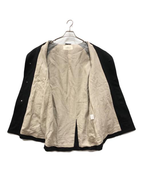 nest Robe（ネストローブ）nest Robe (ネストローブ) リネンコート ブラック サイズ:4の古着・服飾アイテム