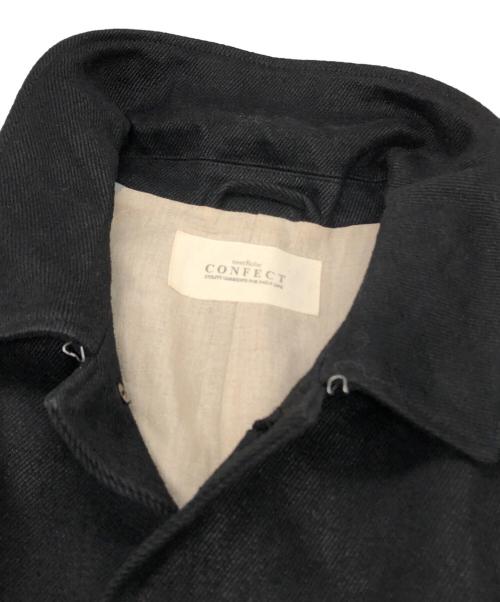 nest Robe（ネストローブ）nest Robe (ネストローブ) リネンコート ブラック サイズ:4の古着・服飾アイテム