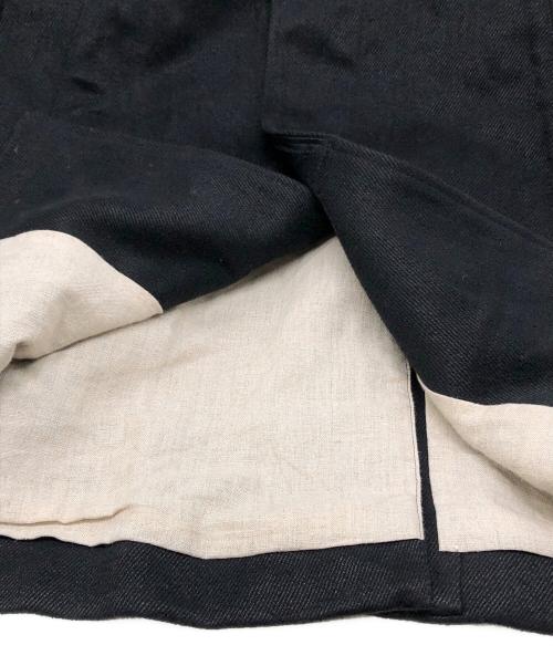 nest Robe（ネストローブ）nest Robe (ネストローブ) リネンコート ブラック サイズ:4の古着・服飾アイテム