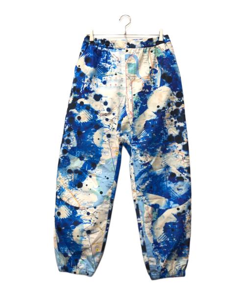 LFYT（エルエフワイティー）LFYT (エルエフワイティー) STASH SUBWAY (スタッシュサブウェイ) MAP 3LAYER NYLON PANTS ブルー サイズ:Mの古着・服飾アイテム