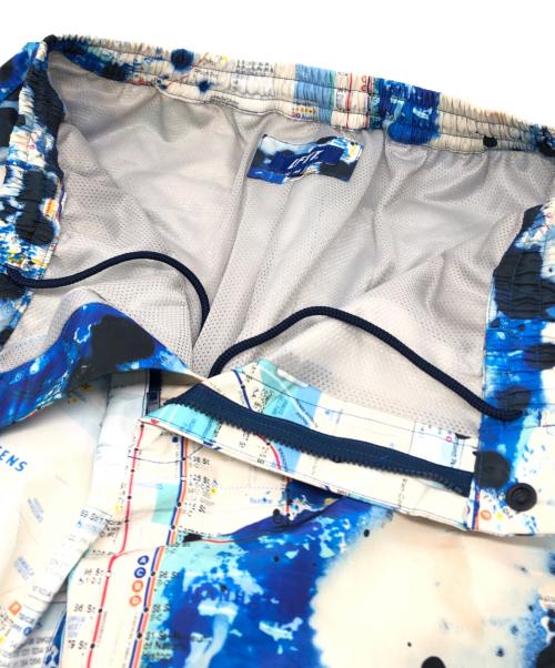 LFYT（エルエフワイティー）LFYT (エルエフワイティー) STASH SUBWAY (スタッシュサブウェイ) MAP 3LAYER NYLON PANTS ブルー サイズ:Mの古着・服飾アイテム