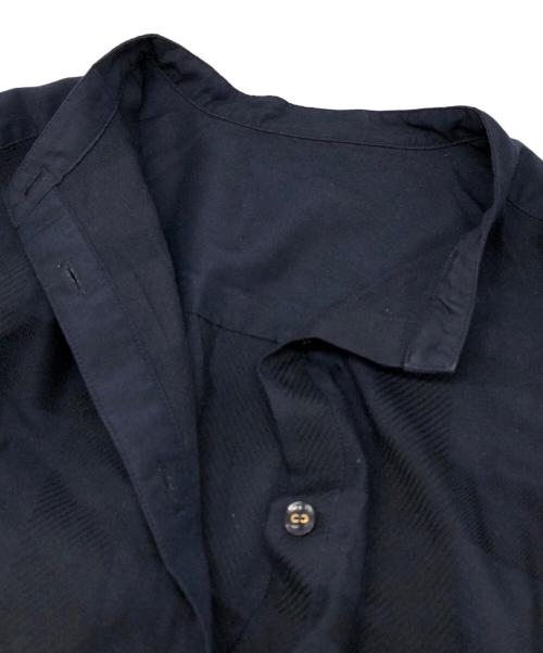 BLUE LABEL CRESTBRIDGE（ブルーレーベルクレストブリッジ）BLUE LABEL CRESTBRIDGE (ブルーレーベルクレストブリッジ) チェックハーフソリッドファンシーシャツワンピース ネイビー サイズ:38の古着・服飾アイテム