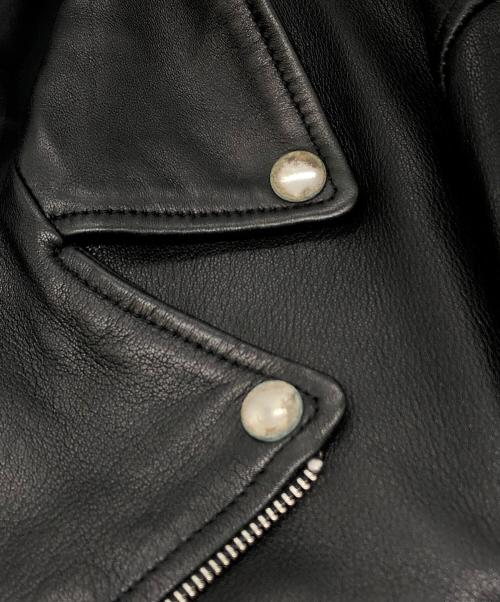 UNITED TOKYO（ユナイテッドトーキョー）UNITED TOKYO (ユナイテッドトーキョー) ラムレザーダブルライダースジャケット ブラック サイズ:2の古着・服飾アイテム