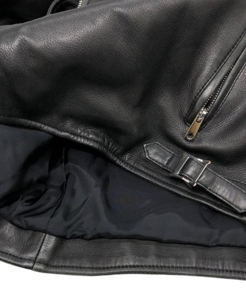 UNITED TOKYO（ユナイテッドトーキョー）UNITED TOKYO (ユナイテッドトーキョー) ラムレザーダブルライダースジャケット ブラック サイズ:2の古着・服飾アイテム