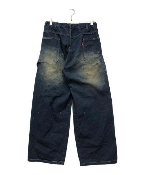 glamb（グラム）glamb (グラム) レッドダートワークデニム ブルー サイズ:Lの古着・服飾アイテム