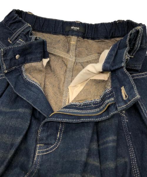 glamb（グラム）glamb (グラム) レッドダートワークデニム ブルー サイズ:Lの古着・服飾アイテム
