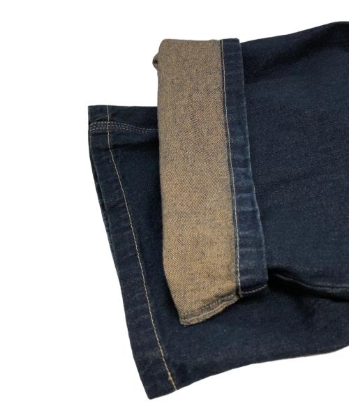 glamb（グラム）glamb (グラム) レッドダートワークデニム ブルー サイズ:Lの古着・服飾アイテム