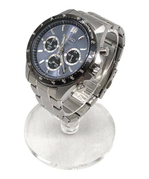 SEIKO（セイコー）SEIKO (セイコー) クロノグラフ ブルー サイズ:下記参照の古着・服飾アイテム