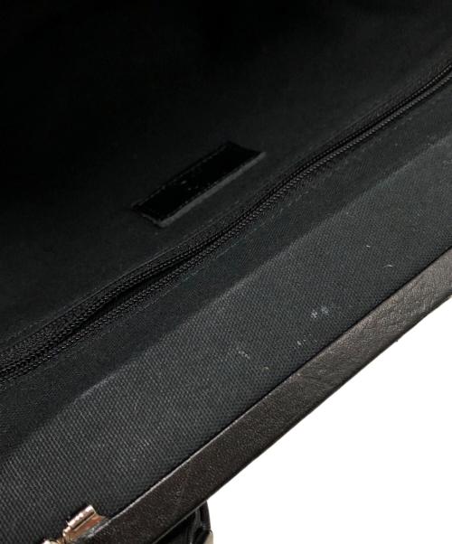 Y's（ワイズ）Y's (ワイズ) がま口レザーショルダーバッグ ブラック サイズ:下記参照の古着・服飾アイテム