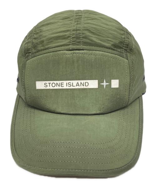 STONE ISLAND（ストーンアイランド）STONE ISLAND (ストーンアイランド) ナイロンキャップ グリーン サイズ:下記参照の古着・服飾アイテム