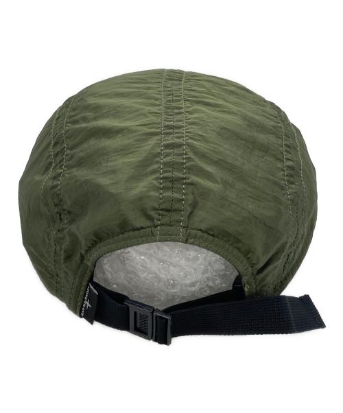 STONE ISLAND（ストーンアイランド）STONE ISLAND (ストーンアイランド) ナイロンキャップ グリーン サイズ:下記参照の古着・服飾アイテム