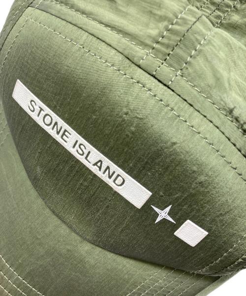 STONE ISLAND（ストーンアイランド）STONE ISLAND (ストーンアイランド) ナイロンキャップ グリーン サイズ:下記参照の古着・服飾アイテム