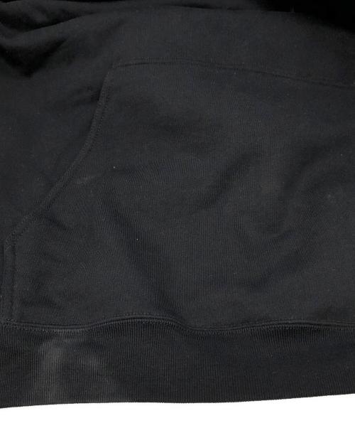 BALENCIAGA（バレンシアガ）BALENCIAGA (バレンシアガ) Black Logo Medium Fit Hoodie ブラック サイズ:XLの古着・服飾アイテム