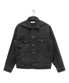 BALENCIAGA（バレンシアガ）の古着「オーバーサイズデニムジャケット」｜ブラック