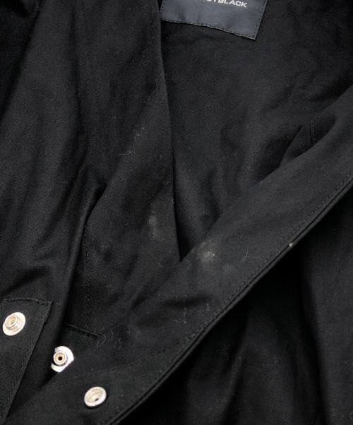 ALMOSTBLACK（オールモストブラック）ALMOSTBLACK (オールモストブラック) NOCOLLER RIVER FUR COAT ブラック サイズ:2の古着・服飾アイテム