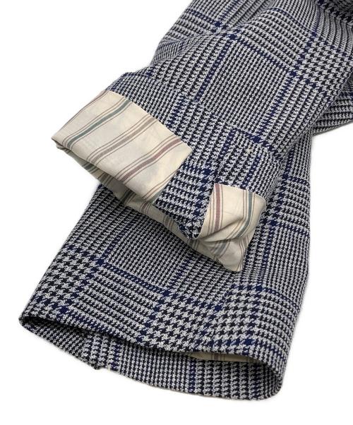LARDINI（ラルディーニ）LARDINI (ラルディーニ) ウールシルクテーラードジャケット グレー サイズ:48の古着・服飾アイテム