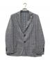 LARDINI（ラルディーニ）の古着「ウールシルクテーラードジャケット」｜グレー
