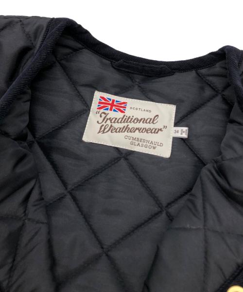 Traditional Weatherwear（トラディショナルウェザーウェア）Traditional Weatherwear (トラディショナルウェザーウェア) ARKLEY キルティングジャケット ネイビー サイズ:34の古着・服飾アイテム