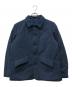 KUON（クオン）の古着「十字刺し子織 中綿ブルゾン」｜ネイビー