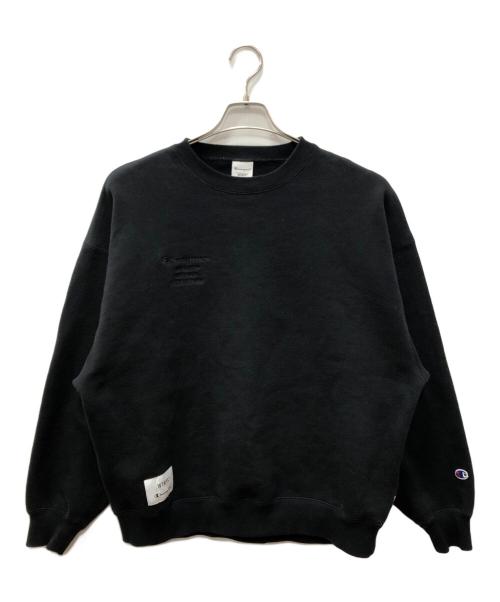 WTAPS（ダブルタップス）WTAPS (ダブルタップス) Champion (チャンピオン) Academy Crew Neck ブラック サイズ:Mの古着・服飾アイテム