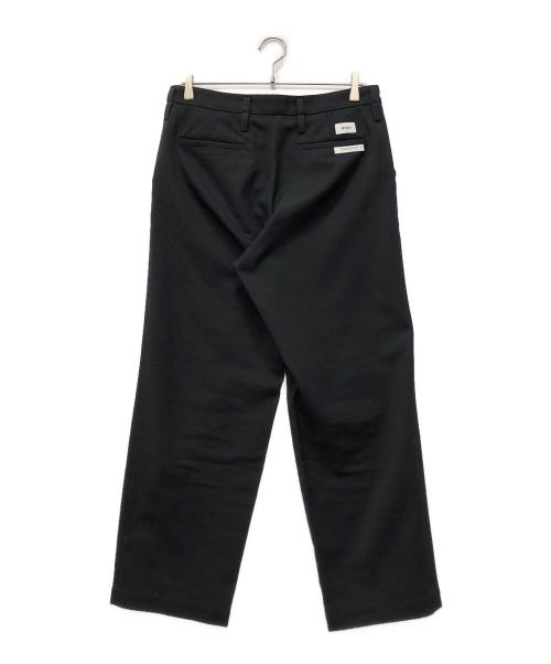 WTAPS（ダブルタップス）WTAPS (ダブルタップス) CREASE DL TROUSERS POLY. TWILL ブラック サイズ:2の古着・服飾アイテム