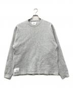 WTAPSダブルタップス）の古着「ワッフルニット」｜グレー