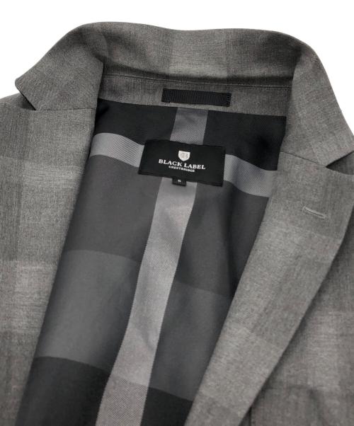 BLACK LABEL CRESTBRIDGE（ブラックレーベル クレストブリッジ）BLACK LABEL CRESTBRIDGE (ブラックレーベル クレストブリッジ) チェックセットアップスーツ グレー サイズ:Sの古着・服飾アイテム