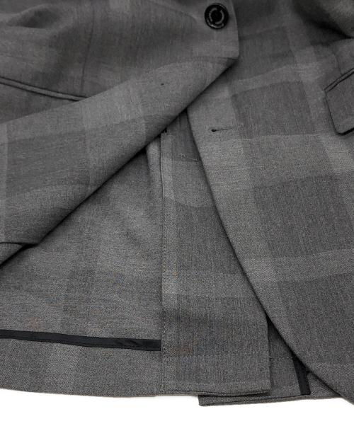 BLACK LABEL CRESTBRIDGE（ブラックレーベル クレストブリッジ）BLACK LABEL CRESTBRIDGE (ブラックレーベル クレストブリッジ) チェックセットアップスーツ グレー サイズ:Sの古着・服飾アイテム