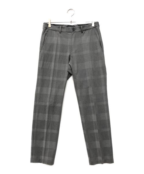 BLACK LABEL CRESTBRIDGE（ブラックレーベル クレストブリッジ）BLACK LABEL CRESTBRIDGE (ブラックレーベル クレストブリッジ) チェックセットアップスーツ グレー サイズ:Sの古着・服飾アイテム