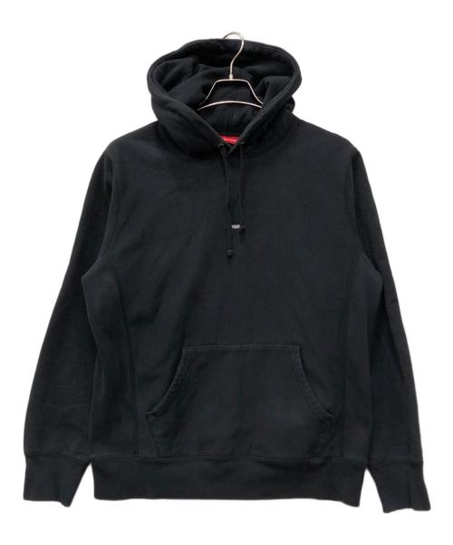 SUPREME（シュプリーム）Supreme (シュプリーム) micro logo hoodie ブラック サイズ:Mの古着・服飾アイテム