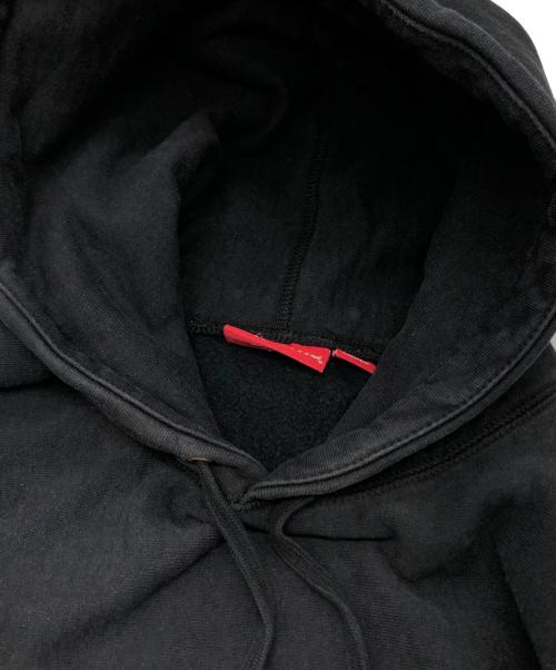 SUPREME（シュプリーム）Supreme (シュプリーム) micro logo hoodie ブラック サイズ:Mの古着・服飾アイテム