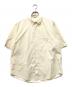 AURALEE（オーラリー）の古着「WASHED FINX TWILL BIG HALF SLEEVED SHIRT」｜イエロー