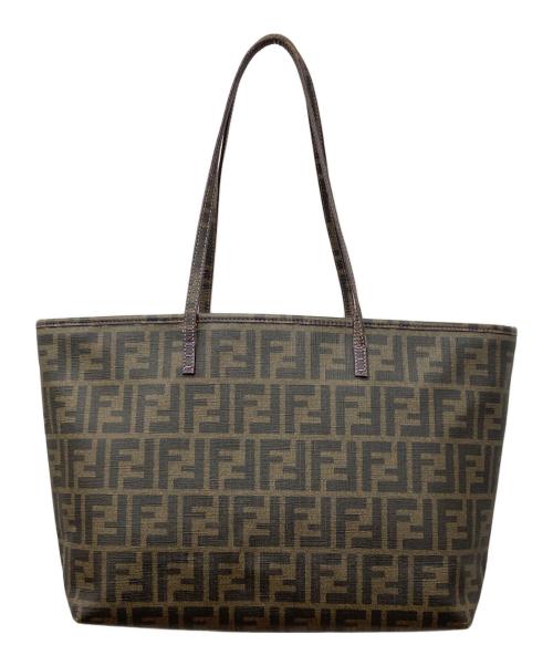 FENDI（フェンディ）FENDI (フェンディ) ズッカ柄トートバッグ ブラウン サイズ:下記参照の古着・服飾アイテム