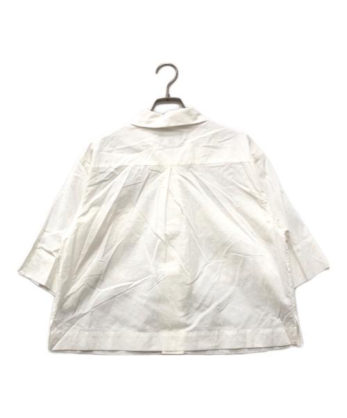 MARGARET HOWELL（マーガレットハウエル）MARGARET HOWELL (マーガレットハウエル) SOFT WASHED COTTON SHIRT ホワイト サイズ:2の古着・服飾アイテム