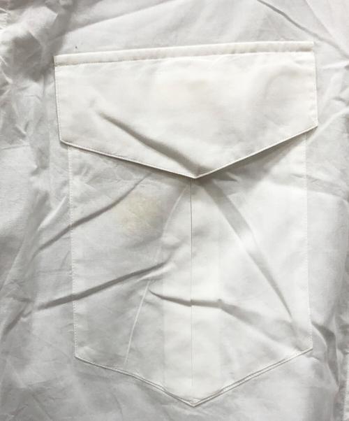 MARGARET HOWELL（マーガレットハウエル）MARGARET HOWELL (マーガレットハウエル) SOFT WASHED COTTON SHIRT ホワイト サイズ:2の古着・服飾アイテム