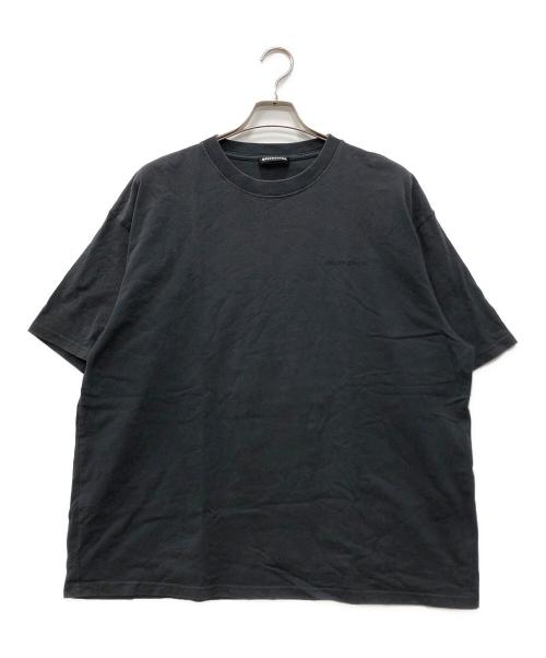 BALENCIAGA（バレンシアガ）BALENCIAGA (バレンシアガ) OVERSIZED BACK PRINT TEE ブラック サイズ:Sの古着・服飾アイテム