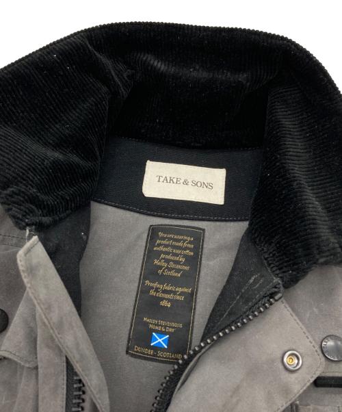 TAKE & SONS（テイク アンド サンズ）TAKE & SONS (テイク アンド サンズ) WAX TRAILBLAZER JACKET グレー サイズ:3の古着・服飾アイテム