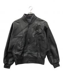 HIROKO KOSHINO（ヒロコ コシノ）の古着「レザーブルゾン」｜ブラック